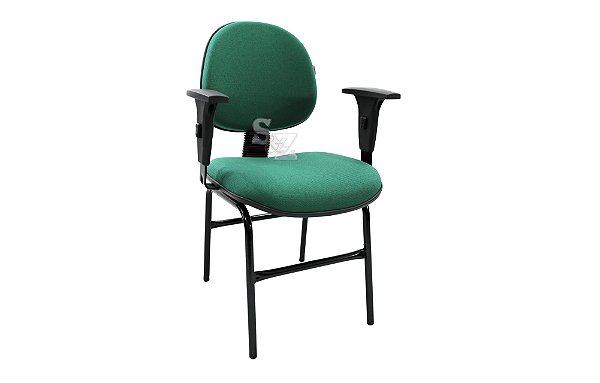 Cadeira Executiva Aproximação 4 Pés Sem Braço