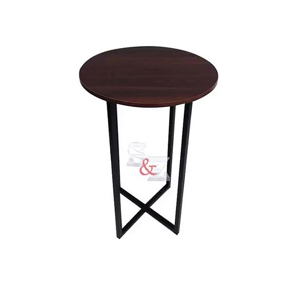 Aparador Redondo MR – Estrutura Metálica com Tampo MDF 15mm