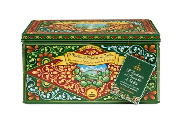 PANETONE DOLCE & GABBANA PISTACCHIO FIASCONARO 1kg