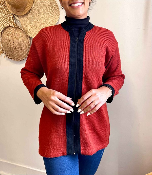 Cardigan Terracota - G