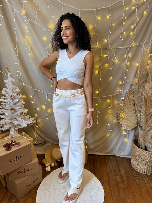 Calça Wide Leg - P