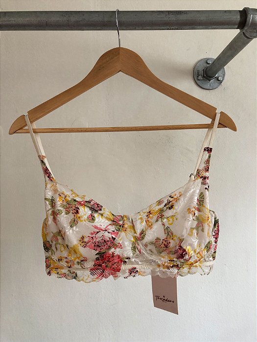 Sutiã Renda Estampado - G