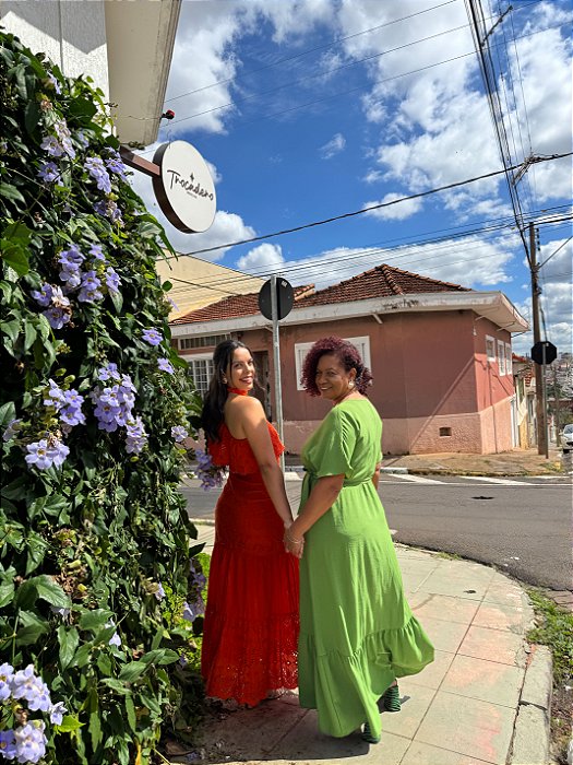 Vestido Verde Longo - G
