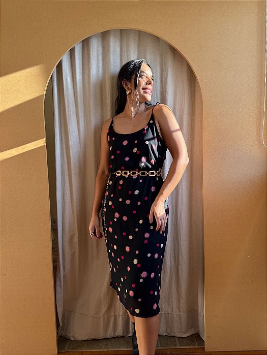 Vestido Midi Poá - G