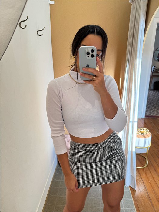 Cropped Canelado M/L - M