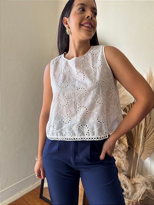Cropped Lese Botões - G
