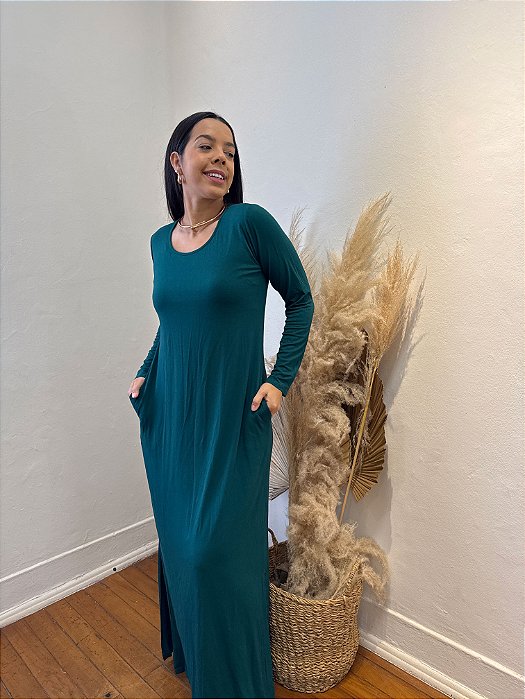 Vestido Longo Verde - GG
