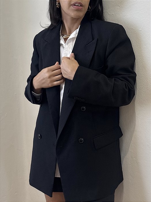 Blazer Preto Garbo - M/G