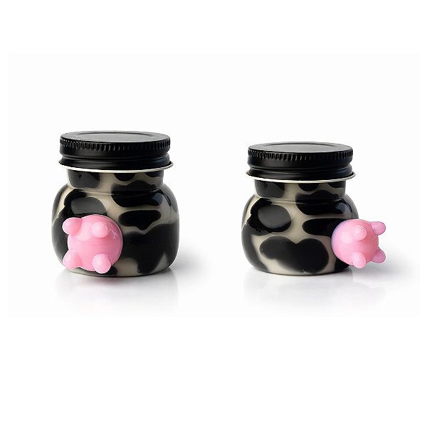 POTE DE VIDRO VACA 48MM X 65MM MODELO GRANDE