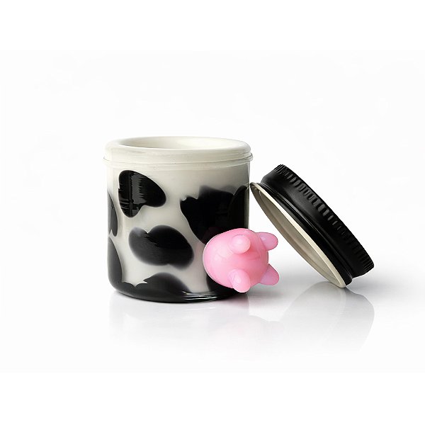 POTE DE VIDRO VACA 2 45MM X 48MM MODELO GRANDE