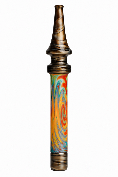 PITEIRA WIGWAG REVERSE RAINBOW BOCAL ELECTRUM 10MM X 10,5CM