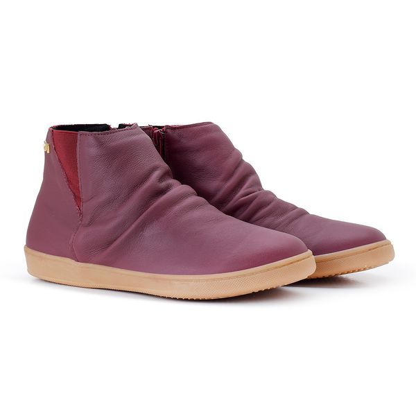 Bota em couro Lea Marina Mello
