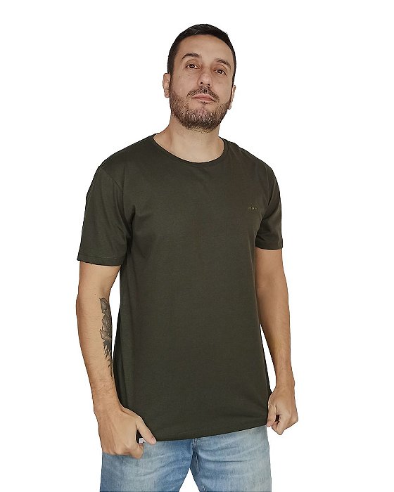 Camiseta Básica de Algodão Verde