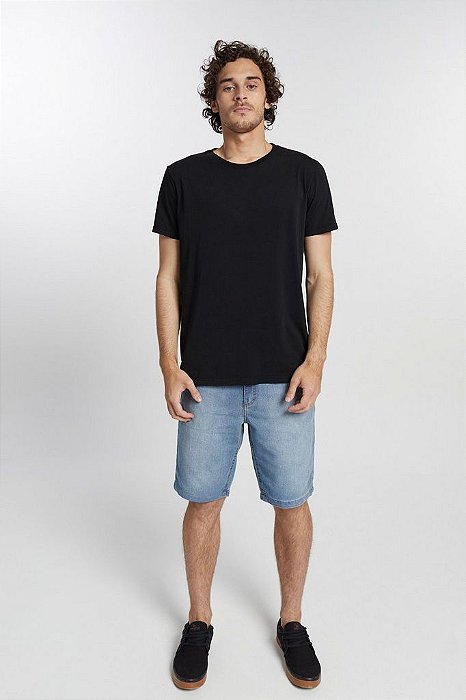 Camiseta Mosh in Básica Preta