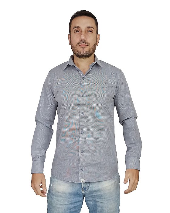 Camisa Social Mini Xadrez