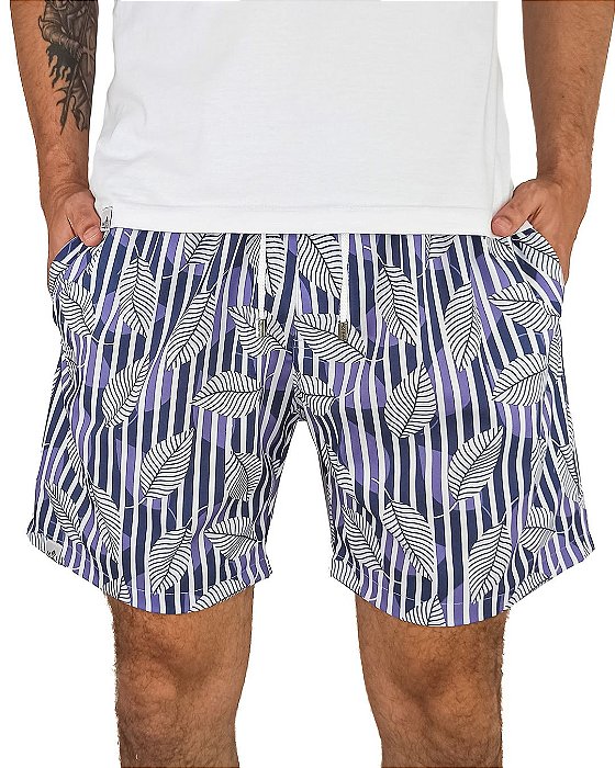 Short Estampado com Elastano Premium Moçambique