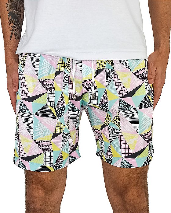Short Estampado com Elastano Premium Tinguá