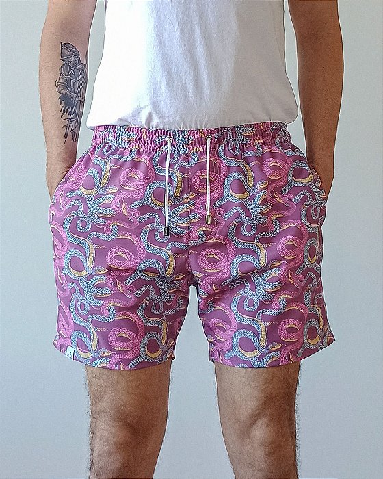 Short estampado com elastano Premium Cobras