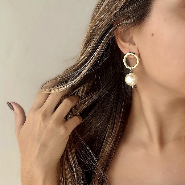 Brinco Pérola Pendente