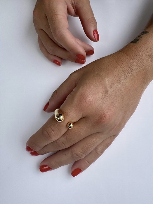 Anel Regulável Dora Dourado