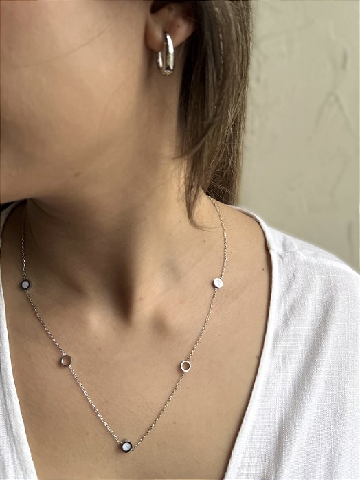 Cordão Medalhinhas em Aço