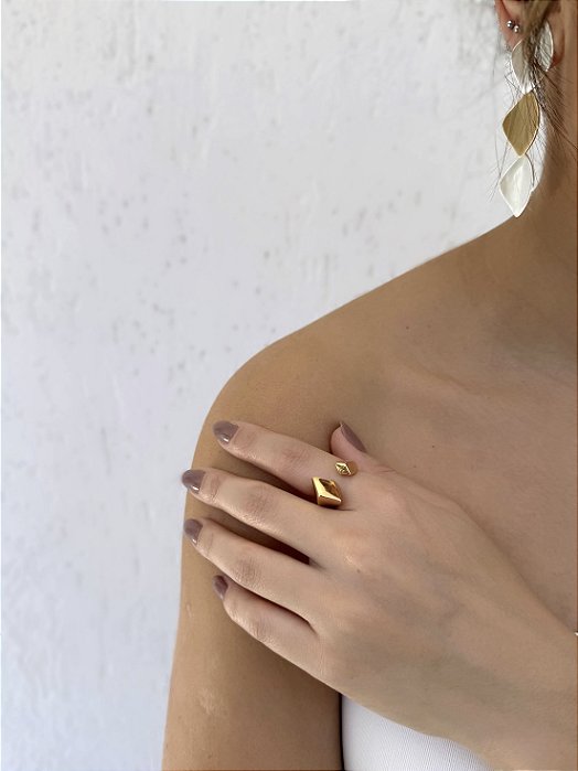 Anel Regulável Losango