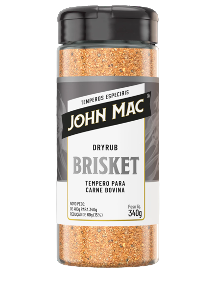 Dry Rub Brisket - Defumação - Carne Bovina 340g - John Mc