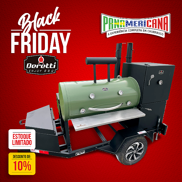 Panamericana 24" Pit Smoker e Parrrilla