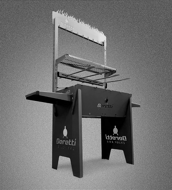 Parrilla Desmontável Deretti - Encaixe por Corte a Laser (Sem Solda)