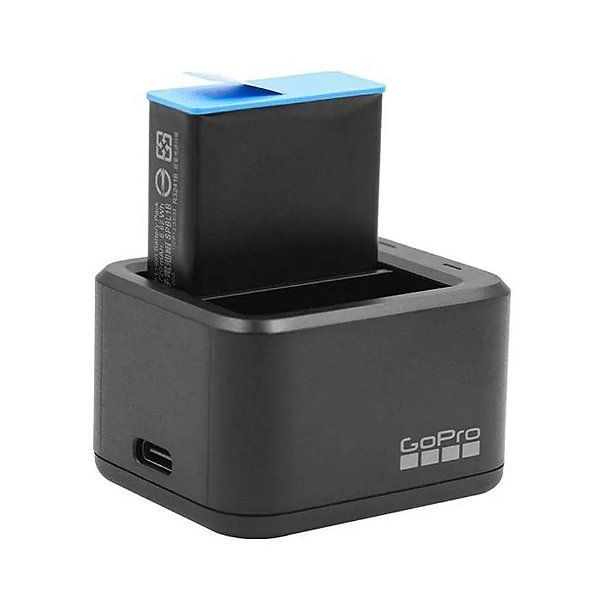 Carregador Duplo + Bateria Original Gopro 9 Black - Addbd-001