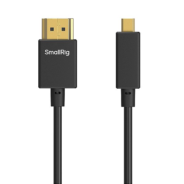 Cabo HDMI SmallRig Ultra Slim 4K (Micro HDMI para HDMI) 100cm 4795