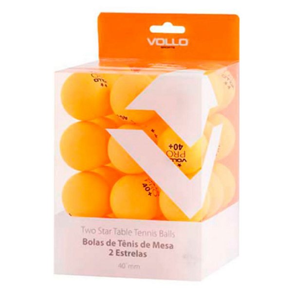 BOLA TENIS MESA DE ABS PRO LARANJA C/ 36