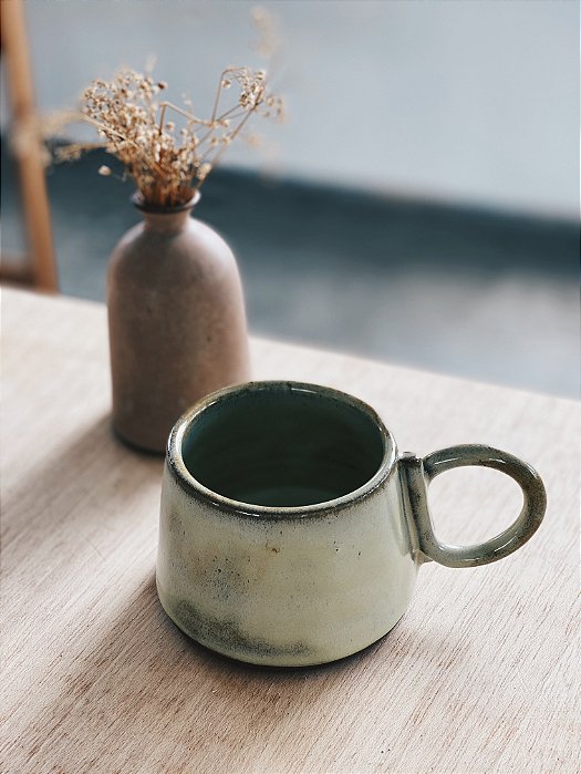 Caneca Olive Vintage Alça Organica