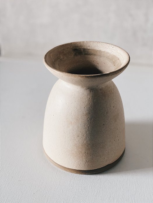 VASO CERÂMICA DECORATIVO - COLEÇÃO NUDE RUSTIC