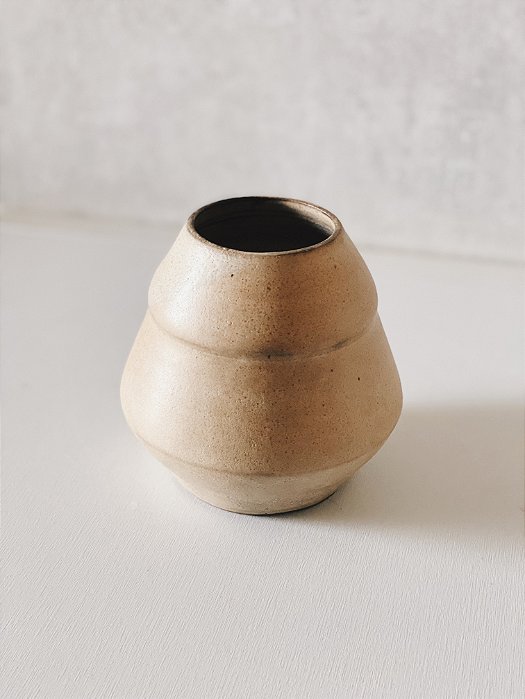 VASO CERÂMICA DECORATIVO Paris - COLEÇÃO NUDE RUSTIC