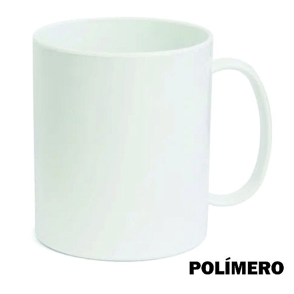 Caneca polímero Branca para sublimação