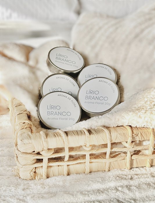 Vela Lírio Branco 20g