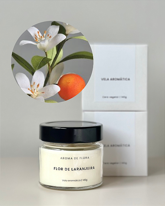 Vela Flor de Laranjeira