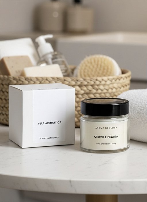 Vela Cedro e Peônia