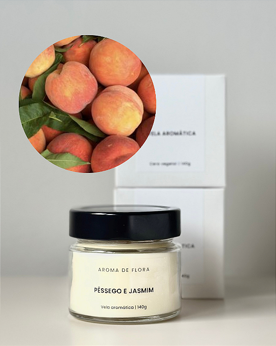 Vela Pêssego e Jasmim