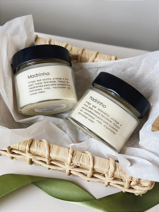 Kit 2 velas | Padrinhos de Casamento