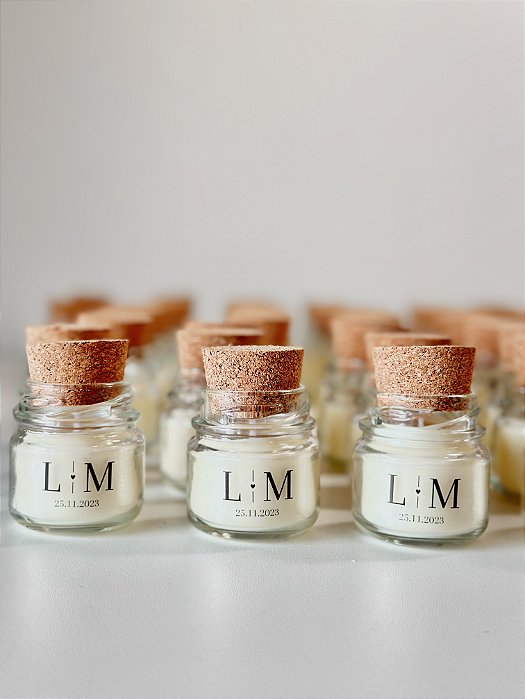 Vela lembrancinha 30g | Personalizada