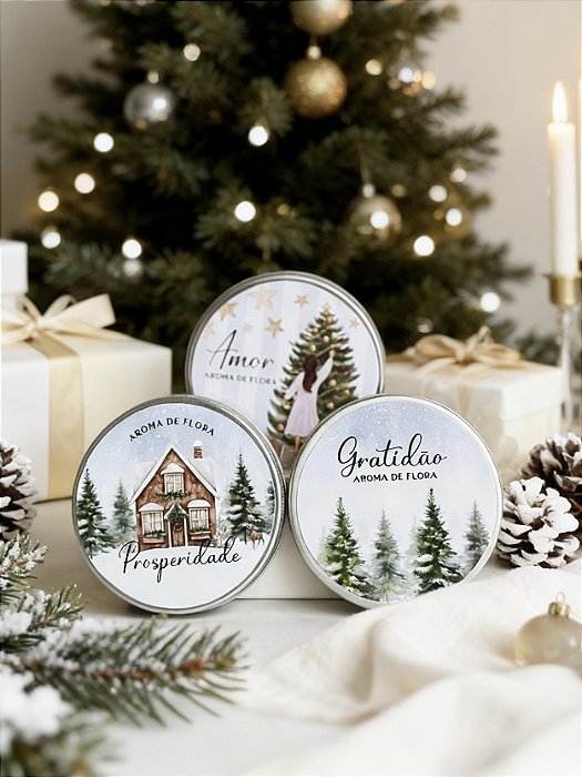 Combo 3 velas | Coleção de Natal