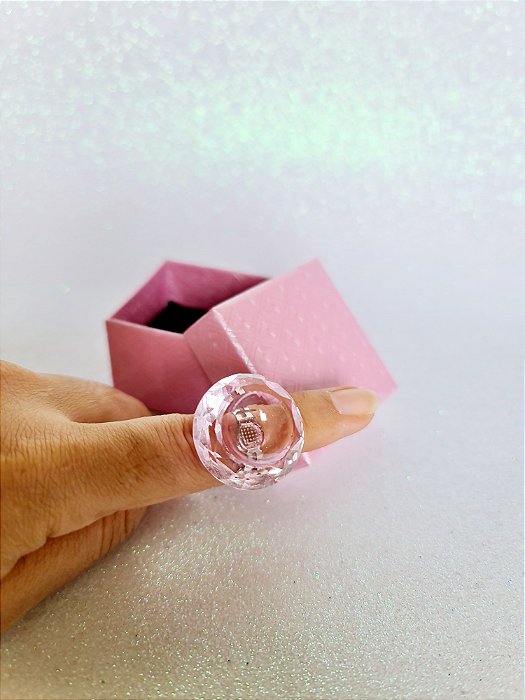 Anel Diamante Para Cola de Cílios