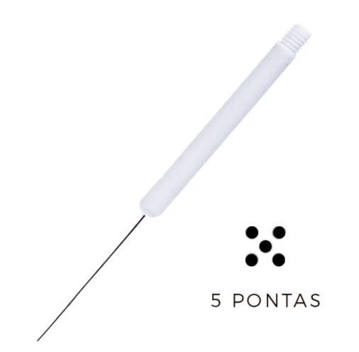 Agulha Dermomag 5 Pontas Circular