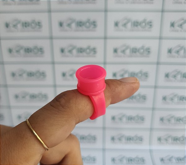 Anel Porta-Batoque Rosa Dermocamp