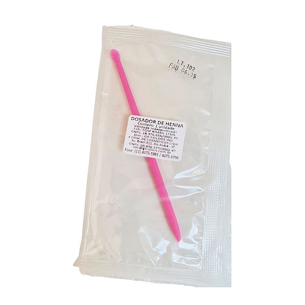 Palito Aplicador de Henna Rosa