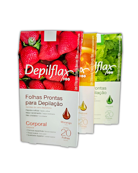Folha Pronta para Depilação Corporal | Depilflax