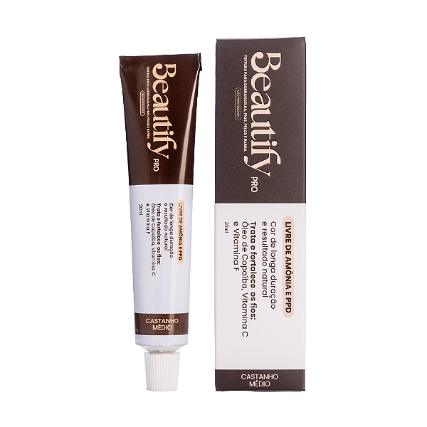 Tintura Beautify Pro - Castanho Médio 20ml