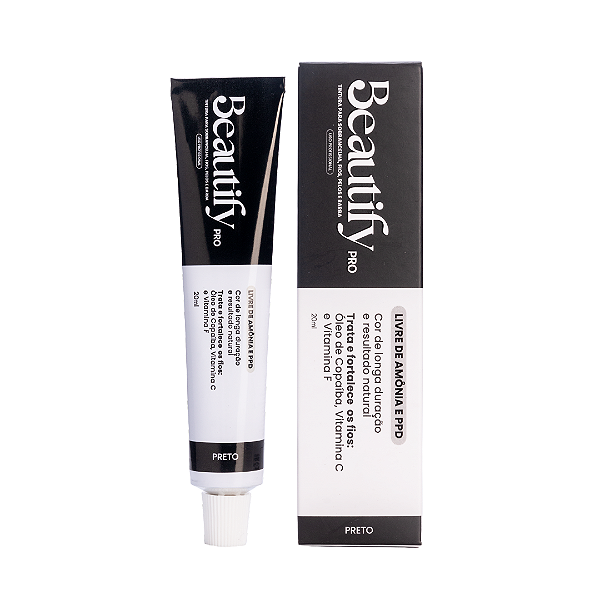 Tintura Beautify Pro - Preto 20ml